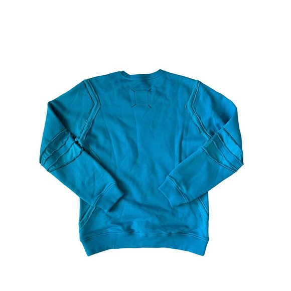 GIRBAUD Mens Blue Cutout Sweatshirt Sz L NEW with tags - Picture 6 of 6